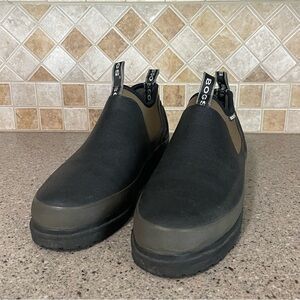 Bogs Men’s Tillamook Bay Rubber Works Waterproof Slip On Shoes Size 10